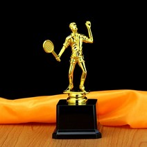 맞춤형 축구 농구 배드민턴 배구 다양한 스포츠 공 trophy 대학 금도금 기념품 트로피, 02 C 18cm