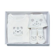 블루독베이비 AK원주점 블루독베이비 티거포인트우주복+롤링빕+양말SET