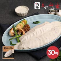 [오빠닭] 소스 슬라이스 닭가슴살 화이트머쉬룸 120g 30팩, 화이트머쉬룸 30팩