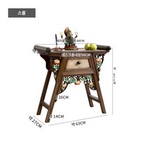 인테리어 짜우티 소형 창업 레스토랑 사이드 음식점 타이 불당 테이블, 스몰 높이 약 67cm 현물