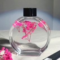 제로캔들 용기, 8.블랙 샹스 130ml 2개+안개꽃 핫핑크