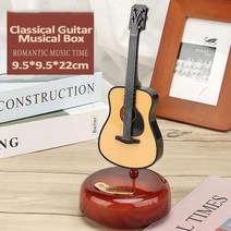 옛날 타자기레트로 클래식 뮤지컬 박스 재봉틀 타자기 프로젝터 기타 첼로 축음기 악기 장식 탁상, 한개옵션2, 05 Guitar, 한개옵션1