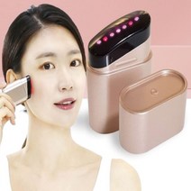 근적외선 led 스킨 마스크 기계 휴대용 온열 눈 얼굴 목 피부, LED 마사지기