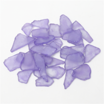 씨글라스 천연 바다유리조각 리사이클 씨글래스, 05 보라 100g