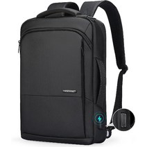 탐탁 tomtoc 15.6인치 업무용 노트북 백팩 USB 충전 포트 가방 15.6인치, 기본