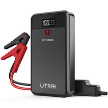 UTRAI JSTAR 에어 점프 스타터 휴대용 충전기 12V 배터리 점프 스타터 LED 조명 자동차 시동 장치 1000A 8000mAh 파워 뱅크 105095, 05 20000mA with carto