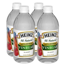 Heinz Distilled White Vinegar 하인즈 디스틸드 화이트 비네거 화이트 식초 473ml (16 fl oz) 4팩