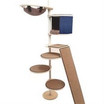 톡톡팩토리 스마트 캣폴 캣타워 V2 프리미엄세트, 네이비, 2개