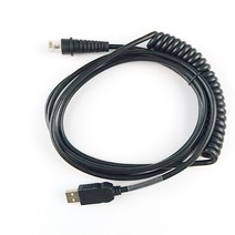 나선형 케이블 3mtr 바코드 스캐너 Datalogic PSC QD2130GBT4100/4130/GBT4430GBT4410GBT4400GD4137QW21005, 한개옵션0