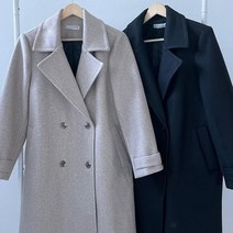 산드로 더블 롱코트 112G194S 빅사이즈 여성의류