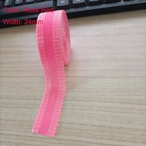 125M 철제 바지 가장자리 단축 자기 접착 과거 헴 테이프 패브릭 정장 청바지 DIY 재봉틀, 5meters, RoseRed