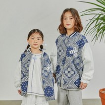 반다나배색점퍼 봄 유아집업 북유럽아동복 아기점퍼