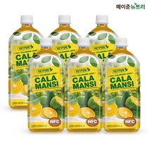 [메이준뉴트리] NFC 착즙 비엣퓨어 100% 깔라만시 주스, 1000ml, 6병