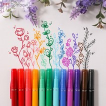 톰보우 플레이칼라K 수성 사인펜 36color, 22 핑크
