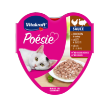 반려 비타크래프트 캣 포에시 하트캔 치킨 & 칠면조 85g, 12개묶음