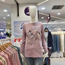 올리비아하슬러 프린트면티셔츠lv