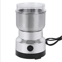 원두 커피 분쇄기 수동 그라인더 미니 전기 가정용 300ml Ultrafine 베이비 푸드 Pulverizer 스파이스 페퍼 그레인 밀 2/4 블레이드, 2 블레이드_미국