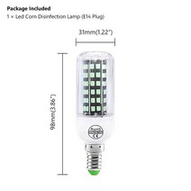Uv 살균 램프 led uvc 전구 e27 e14 7w 가정용 소독 살균등 자외선 살균기 램프 먼지 진드기 제거기 221891