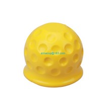 카라반 최신 4 가지 색상 범용 히치 볼 커버 캡 트레일러 토우볼 보호 50mm 및 2 인치 자동차 액세서리, 02 YELLOW