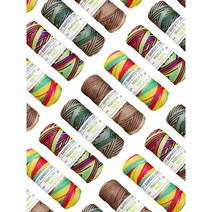 1.0mm 65m 멀티컬러 밤부실 대나무끈 대나무실 밤부끈 밤부실 (5컬러), 1.Rasta