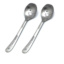 윙커 스텐 각진 요리스푼 소, 혼합색상, 16개