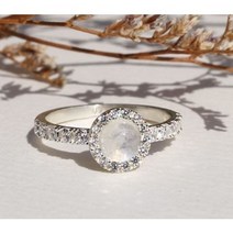 [블링레이나] 무배 실버925링 문스톤 은반지 천연석반지