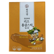천지양 튼튼쑥쑥 키즈홍삼스틱 망고맛 100포, 2박스