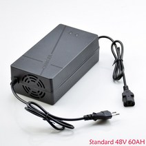 48V 60V 72V 96V 50AH 60AH 리드 산 성 배터리 지능형 충전기 전기 세발 자전거 차량 자전거 스쿠터 ATV 이동 카트, Standard 48V60AH