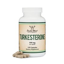 더블 우드 서플리먼트 터케스테론 보충제 500mg 120 캡슐