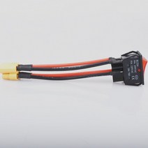 자동차 오토바이 부속용품 하드웨어 30A 12V 24V 배터리 메인 스위치 대전류 On-off XT60/T 플러그 14AWG 와이어 RC Tug/Bait 보트 550 775 브러시, [03] with Xt60 Plug