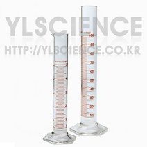 (YLS) 강화유리 표준형 메스실린더 Cylinder 500ml~2L 유리메스실린더 눈금실린더 매스실린더 특급유리, JLSDC-100 1L 1개