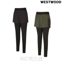 웨스트우드 22년 F/W 가을신상 신축성 좋은 기능성 소재 등산 레깅스 스포츠 레깅스 여성 포켓 반바지 레깅스 M3SPR864