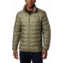 정품 컬럼비아 남성 델타 리지 다운 재킷, X-Large, Stone Green Heather Print
