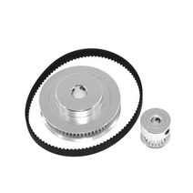 3D프린터벨트 6mm 보어 5 8 10mm 타이밍 벨트 풀리, 20T5-60T8-200mm