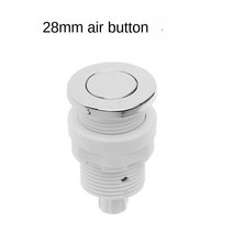 On Off 푸시 에어 스위치 버튼 28mm/32mm욕조 스파 폐기물 쓰레기 처리 월풀 공압, 01 28MM