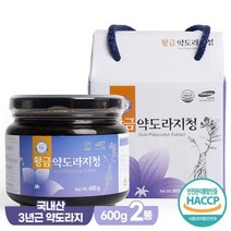 국내산 3년근 황금 약도라지청 600g 2통, 없음