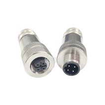 와이어 커넥터 구리터미널M12 항공 센서 커넥터 금속 플러그 헤드 이더넷 EtherCat Profinet Shield IP67 금도금 4 5 8 핀 A/B/D Core Eletri, 01 A-Coding_02 5P_01 Male