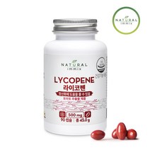 [내추럴이믹스] 토마토 라이코펜 500mg (3개월분), 90캡슐, 1개