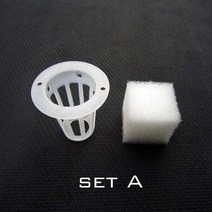 수경재배 키트 10pcs 흰색 메쉬 냄비 그물 컵 바구니 + 클론 칼라 거품 삽입 법 야채 식물 성장 종자 발아 5 크기, 10 세트