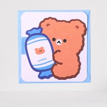 커플 카드 감사장 생일 고백 편지지 카드 기념일 기프트, 토끼