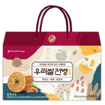 신화당 우리쌀 전병 세트 648g, 흑임자 36g x 6p + 파래 36g x 6p + 아몬드 36g x 6p, 2세트