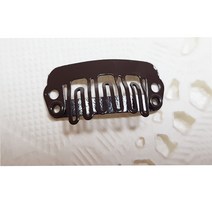Calandiva U형 가발 고정 똑딱핀, 1개, 브라운100개