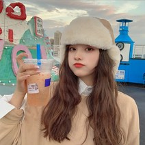 군밤모자 겨울 남녀공용 귀도리모자 방한모자