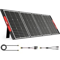 엘레켄타 ELECAENTA 300W 태양광 발전기 태양열 충전기 캠핑 장비, Uranus-300 + 1개