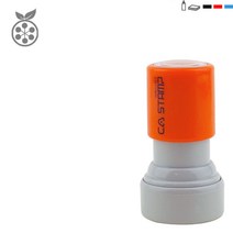 고무인닷컴 주문제작 고급만년스탬프 불변잉크 지름 23mm CAR23, 빨강