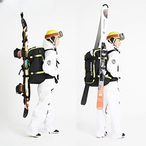 스키 가방 부츠 배낭 대용량 헬멧 의류 남성 여성 여행 방수 캠핑 백팩, 오렌지(50 L)