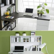 코너책상 책장세트 1600 ㄱ자책상 코너형책상 L자 L자형 기역자 코너책상 ㄱ자책상 코너책상 책상겸테이블 사무실책상 서재책상 학생책상 사무책상 사무용책상 책꽂이책상 책상세트, 1)본체형1600ㅡ화이트