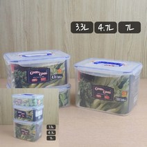 TWKL 손잡이 핸디락 밀폐용기, 3.3L, 1개