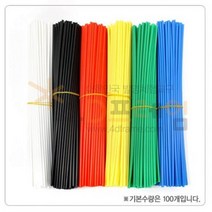 포디랜드 포디프레임 4D 연결봉 30cm 노랑 100개 학습만들기재료