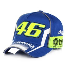 VR-46 야마하 레이싱 모자 스포츠 기관차 모자 YAMAHA, 성인 지불, 블루